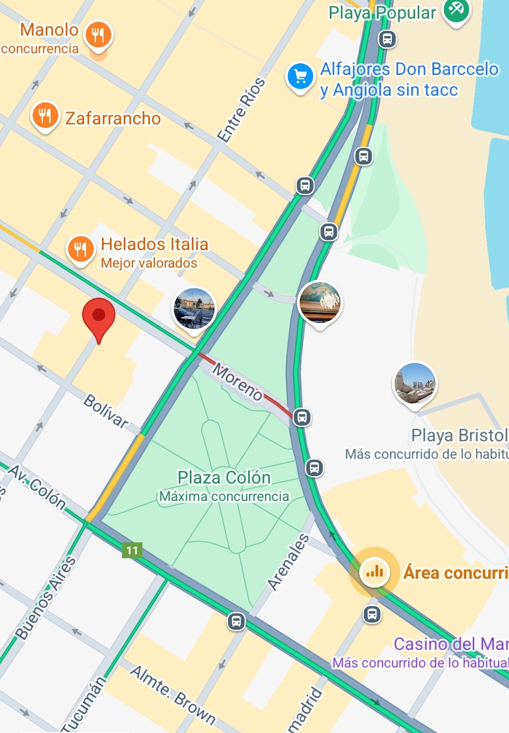DEPARTAMENTO MAR DEL PLATA VERANO 2027 PARA HASTA 2 PERSONAS ENTRE RIOS 2000 PLAZA COLON/CENTRO